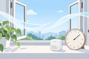 미세먼지 환기 시간 – 농도 확인 순서