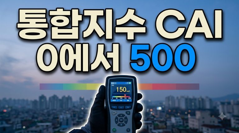 통합대기환경지수(CAI)란? 대기질 등급이 정해지는 원리