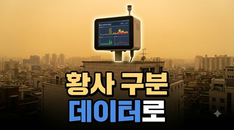 황사인지 아닌지 데이터로 구분하는 법