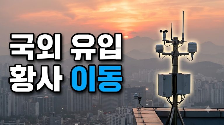 국외 유입 — 황사와 장거리 이동 종합