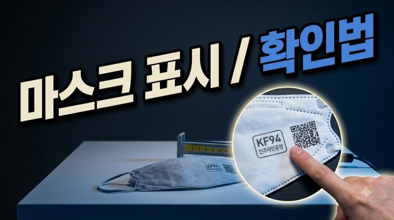 보건용 마스크 표시 확인법 — 포장에서 볼 두 가지