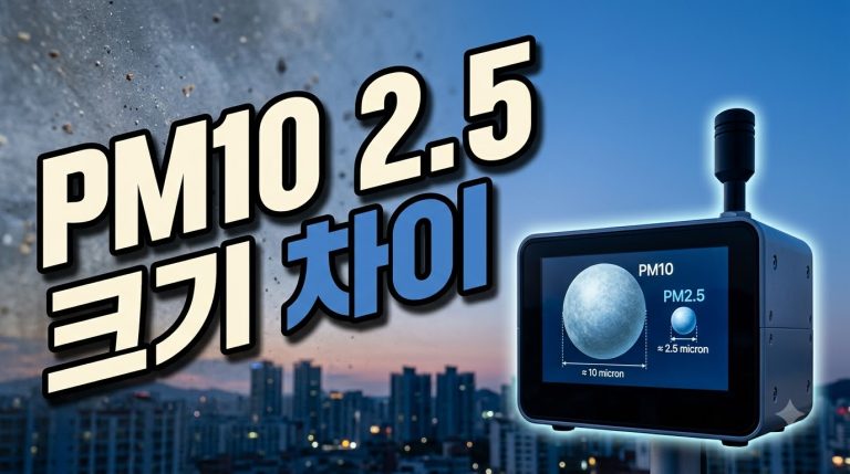 미세먼지(PM10)와 초미세먼지(PM2.5)는 무엇이 다를까