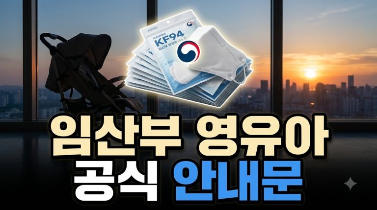 임산부·영유아와 미세먼지 — 공식 행동요령 정리