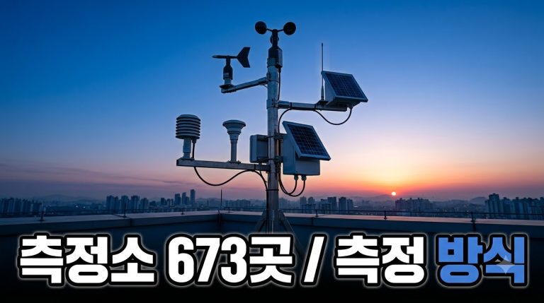 측정소·측정 방식 종합
