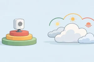 미세먼지 등급표 – 실측과 예보 기준 차이