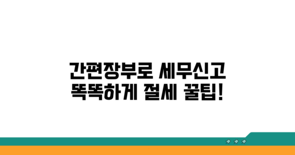 세무신고, 간편장부로 똑똑하게