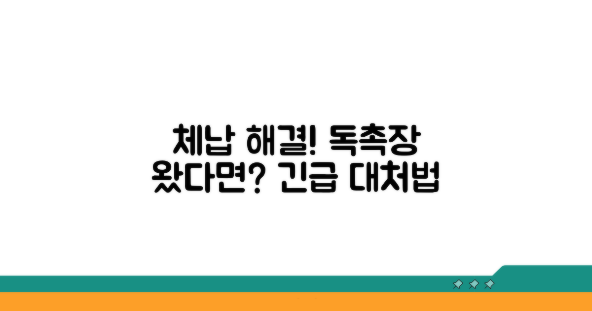 체납 해결, 독촉장 발송 후 대처법