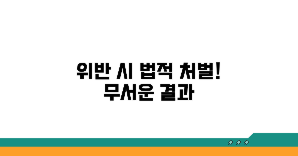 법규 위반 시 처벌 규정
