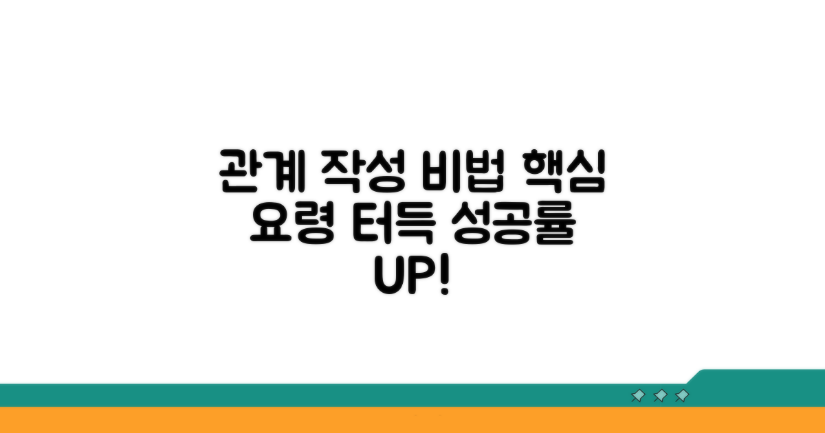 관계 작성, 핵심 요령 알기
