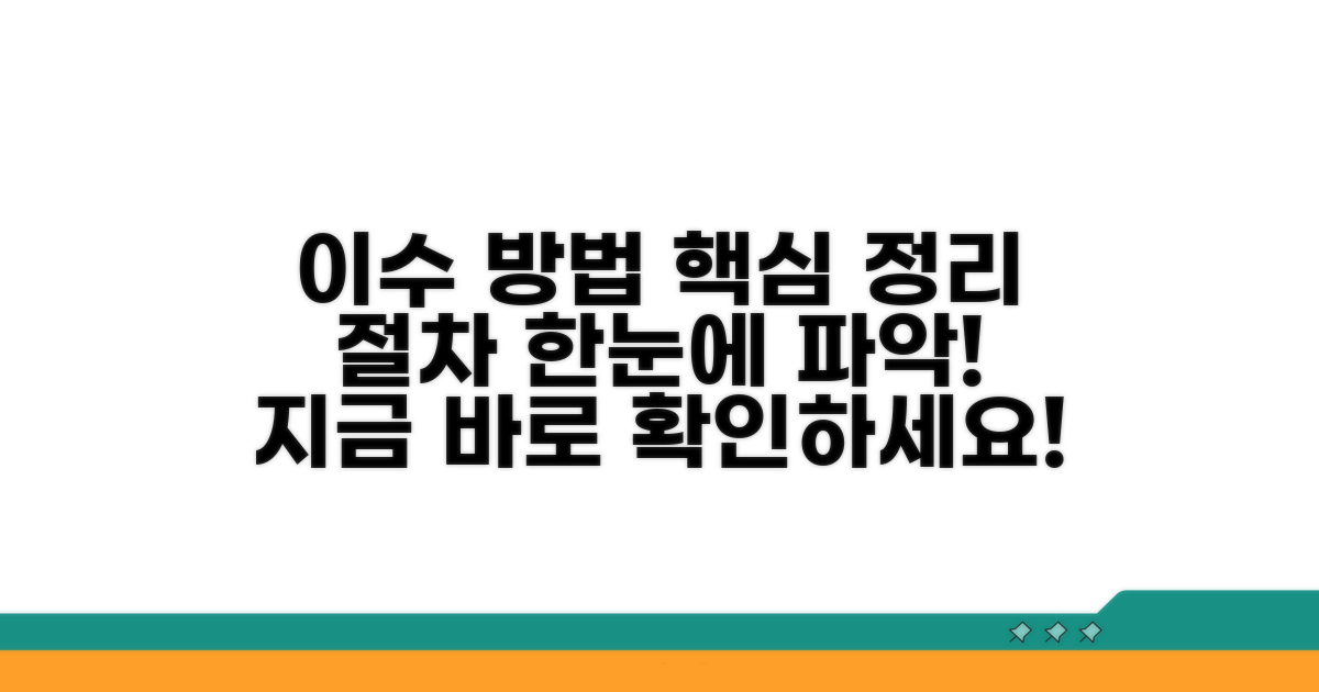 이수 방법 및 절차 안내