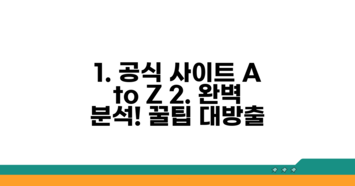 공식 사이트 완벽 분석