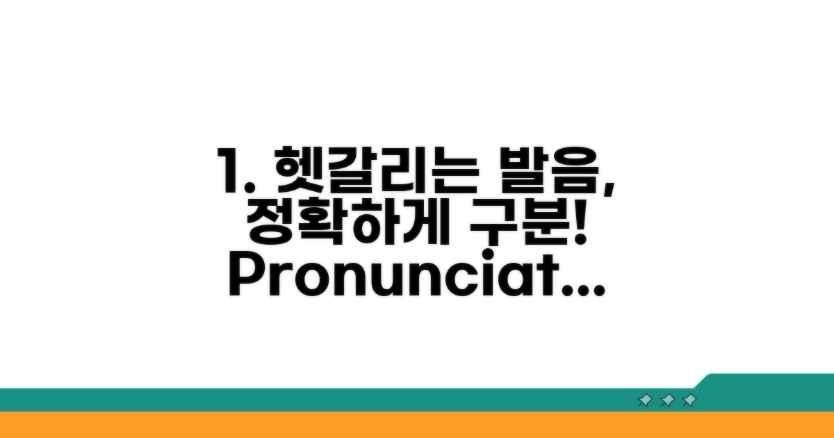 헷갈리는 발음 표기법