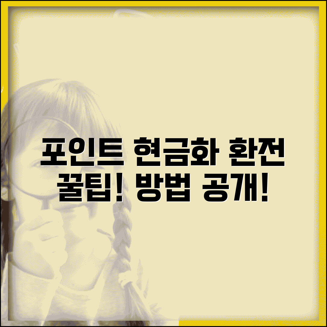 포인트 현금으로 바꿀 수 있나요 | 포인트 현금화 | 환전 | 방법