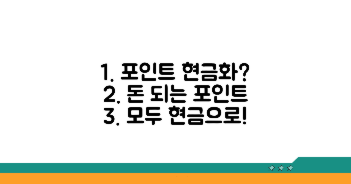 어떤 포인트를 현금으로 바꿀까?
