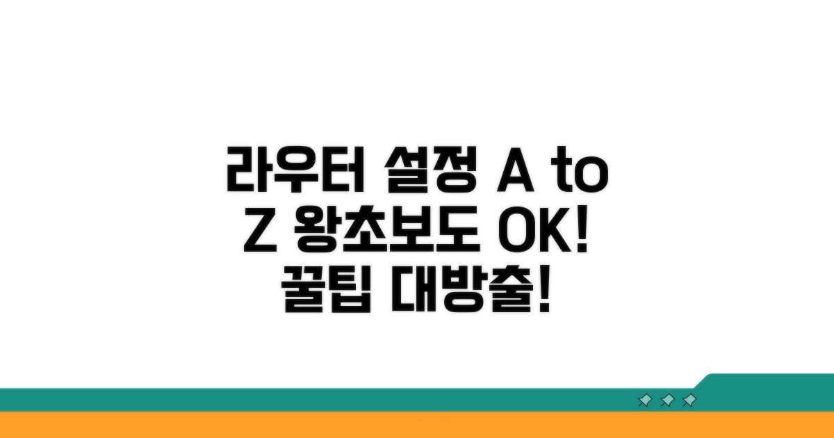 라우터 기본 설정 완벽 가이드