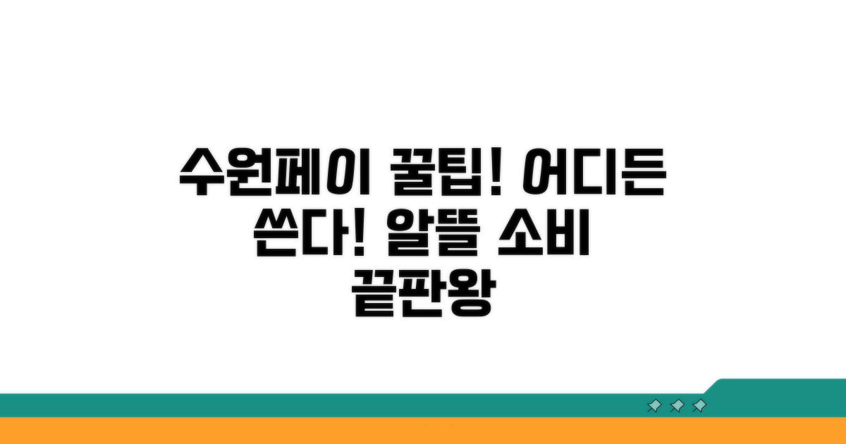 수원페이 사용처 완전 정복