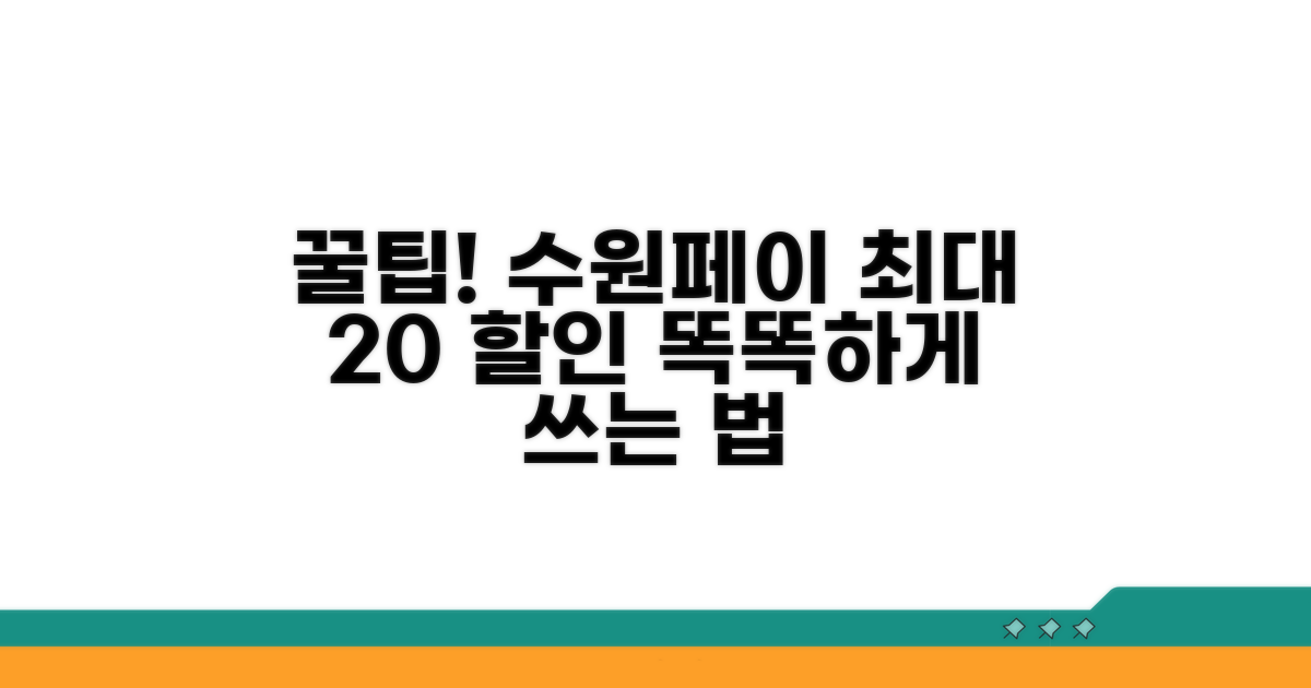 똑똑한 수원페이 사용법