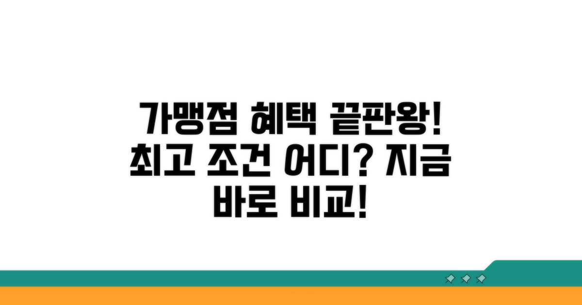 주요 가맹점 혜택 비교 분석