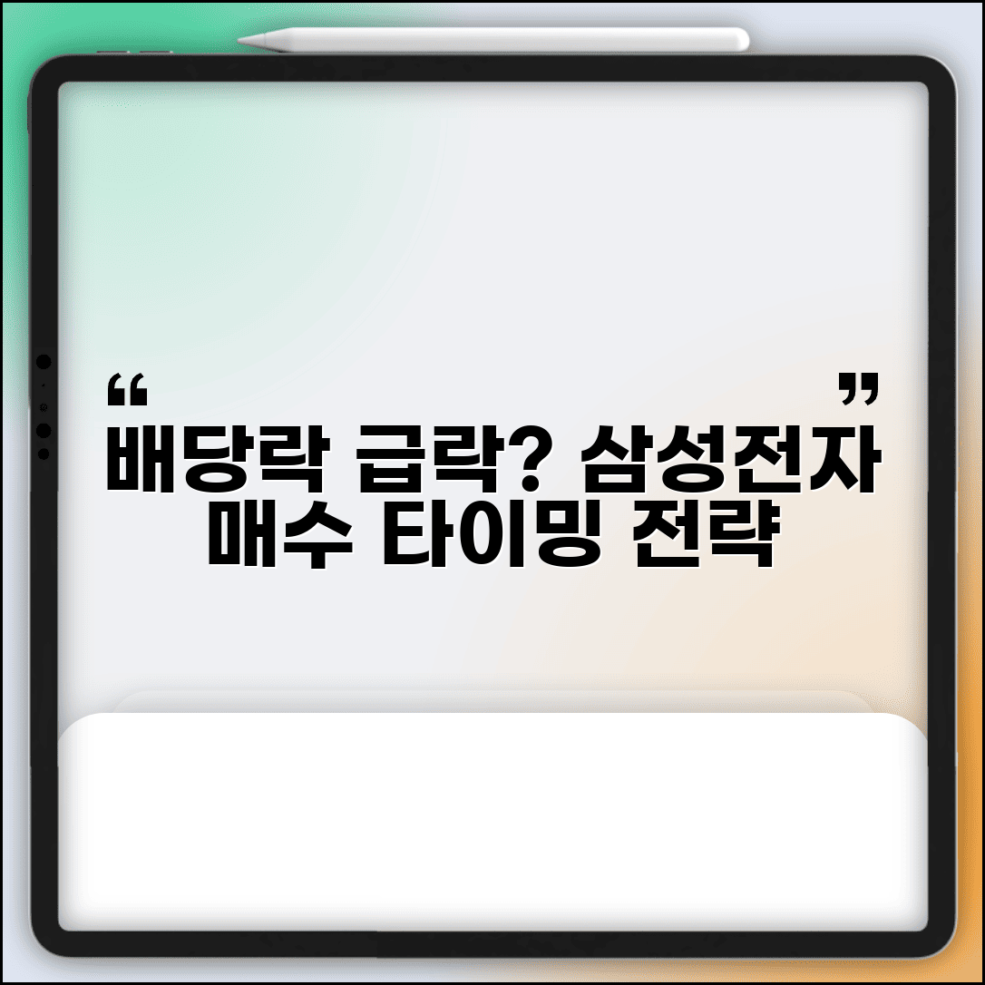 삼성전자 배당락 투자 가이드 | 배당락 영향 | 주가 조정 | 매매 전략 | 수익률 분석 | 투자 팁