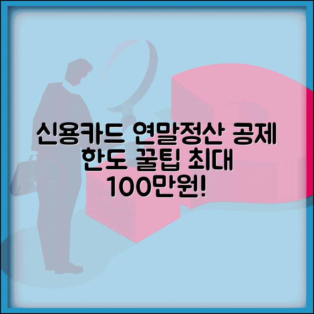 연말정산 신용카드공제 계산법 한도 | 신용카드 소득공제 최대 활용 방법