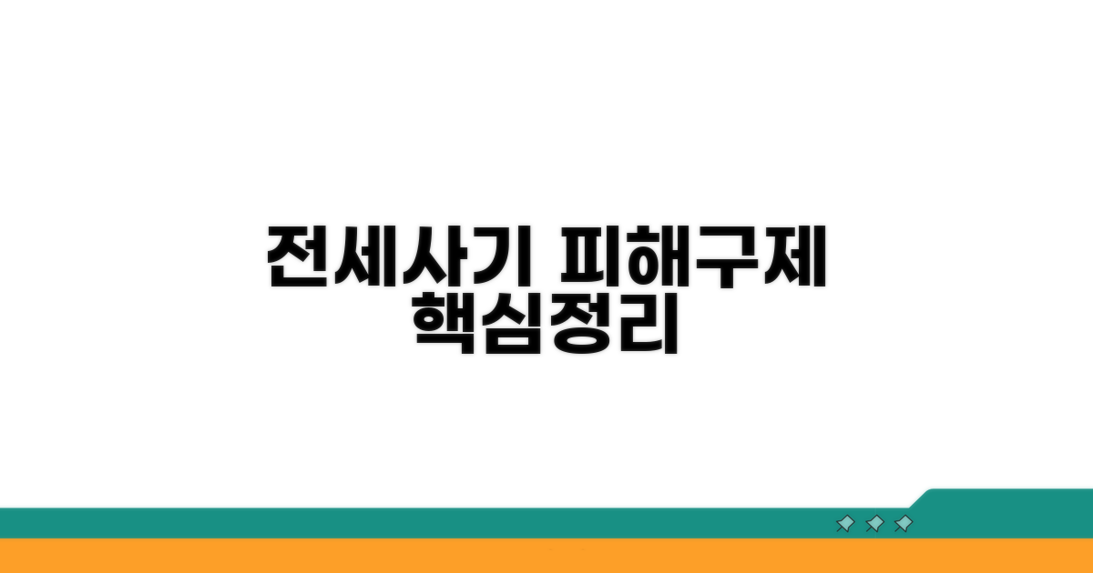 전세사기 피해구제 핵심 정보
