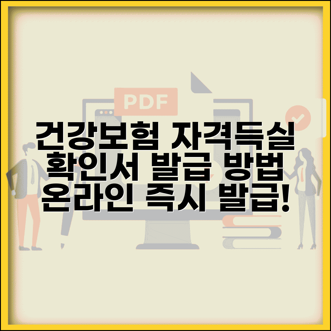 건강보험 자격득실확인서 발급 | 건보공단 자격득실확인서 온라인 발급