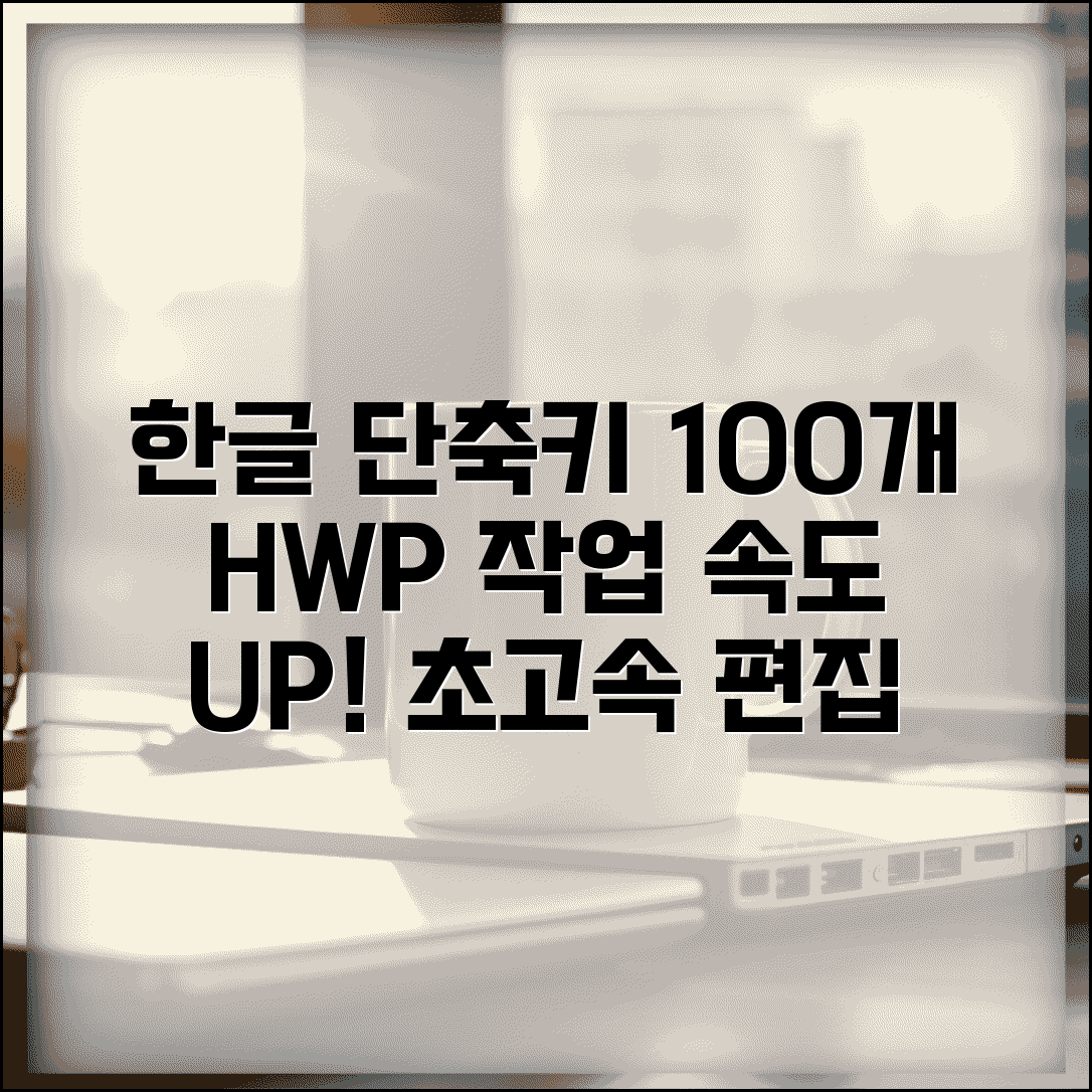 한글 문서 편집 단축키 100개 총정리 | hwp 작업 속도 극대화