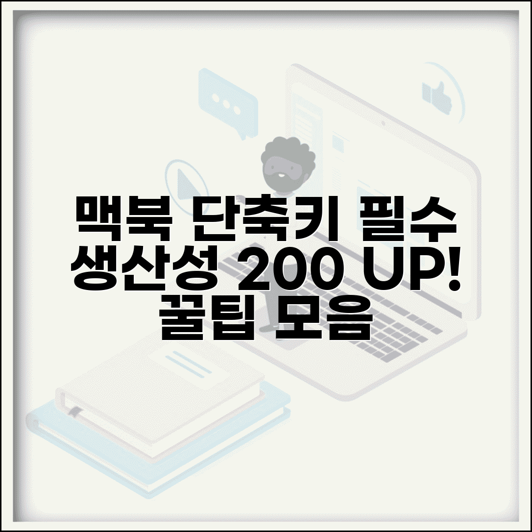 맥북 단축키 필수 모음 | 맥OS 키보드 조합 생산성 향상 꿀팁