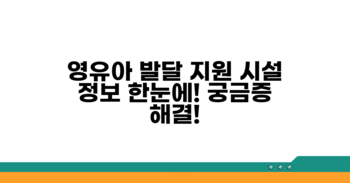 영유아 발달 지원 시설 정보