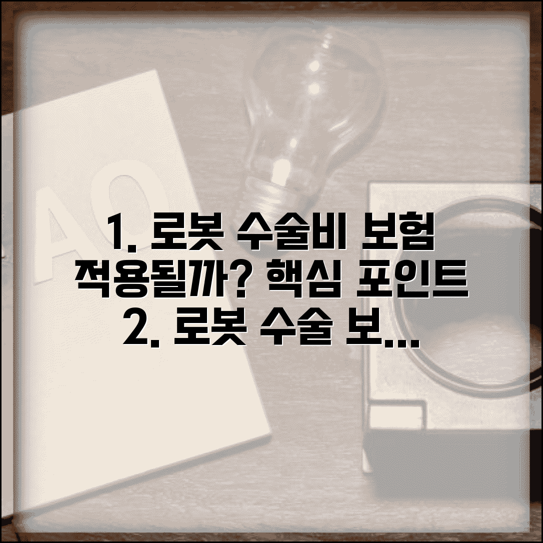 로봇수술비 실손보험 보장 범위 | 약관 확인 포인트와 청구 팁