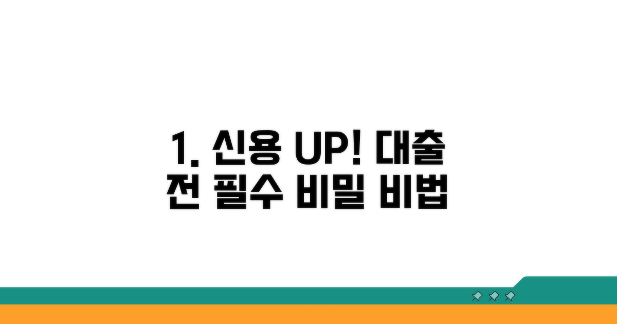 대출 전 신용등급 올리는 비법