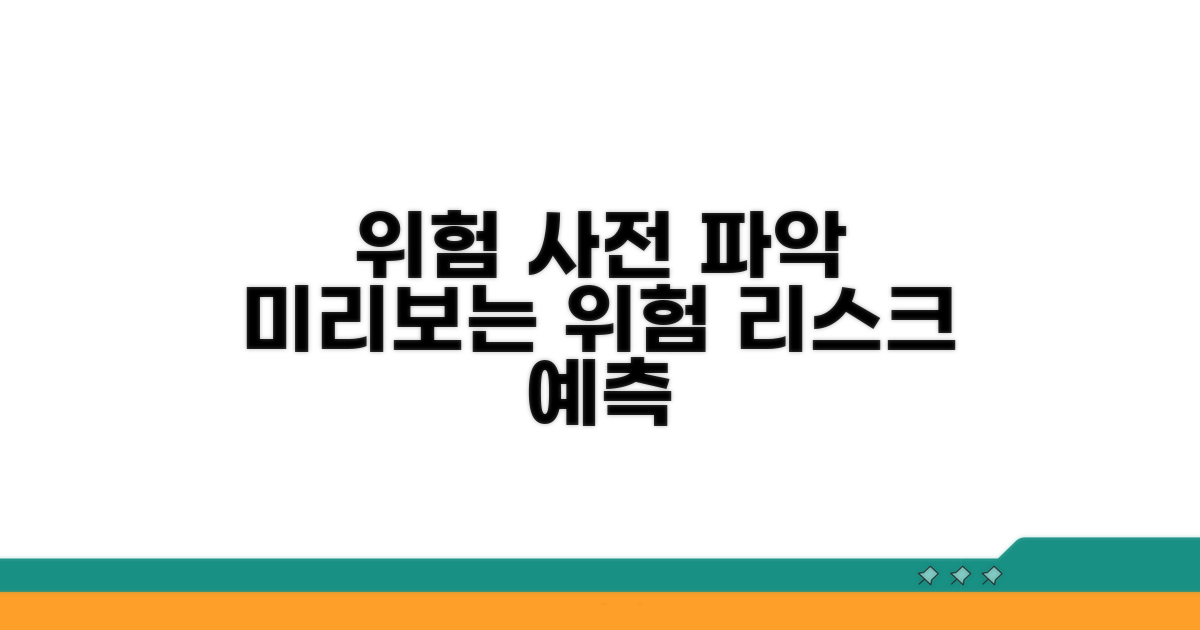 잠재적 위험 요소 미리 파악하기