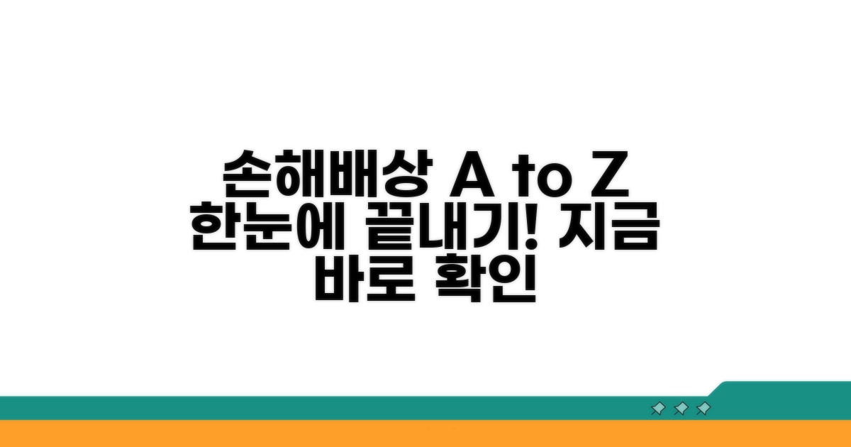손해배상 절차, 한눈에 파악