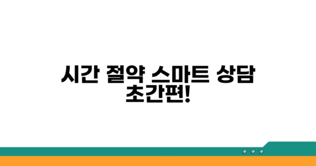 시간 절약하는 스마트 상담 절차
