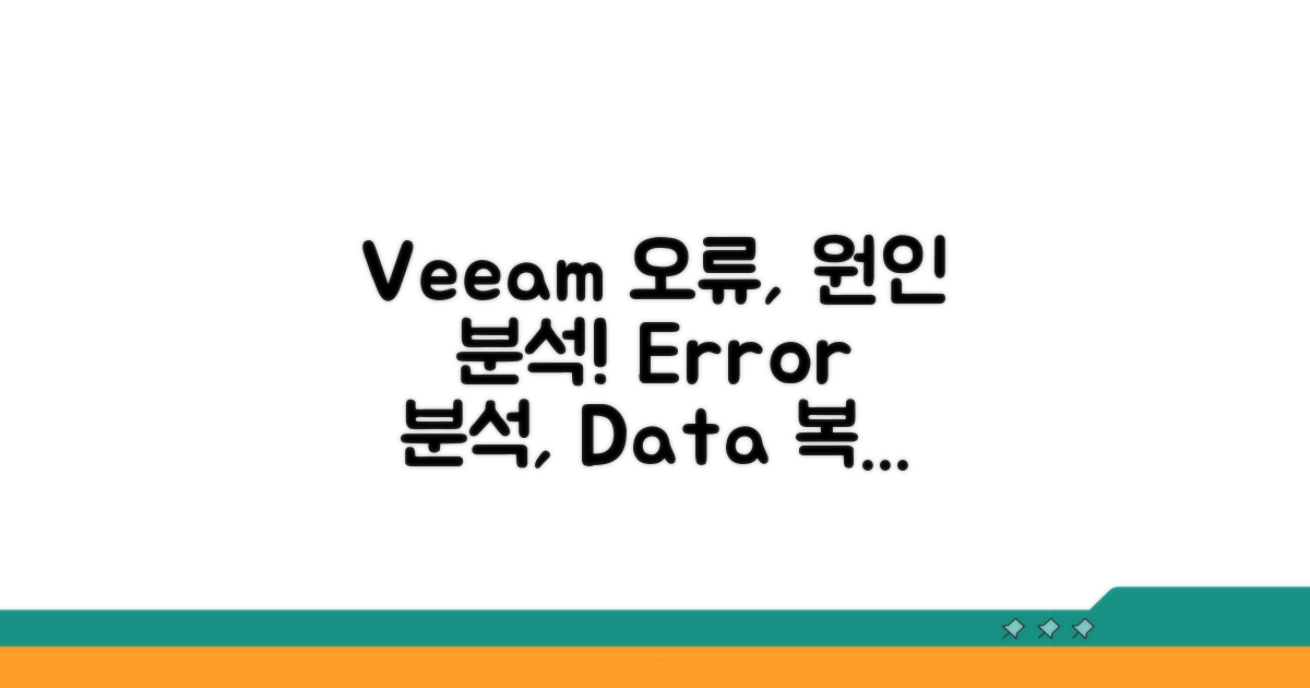 Veeam 백업 오류 원인 분석