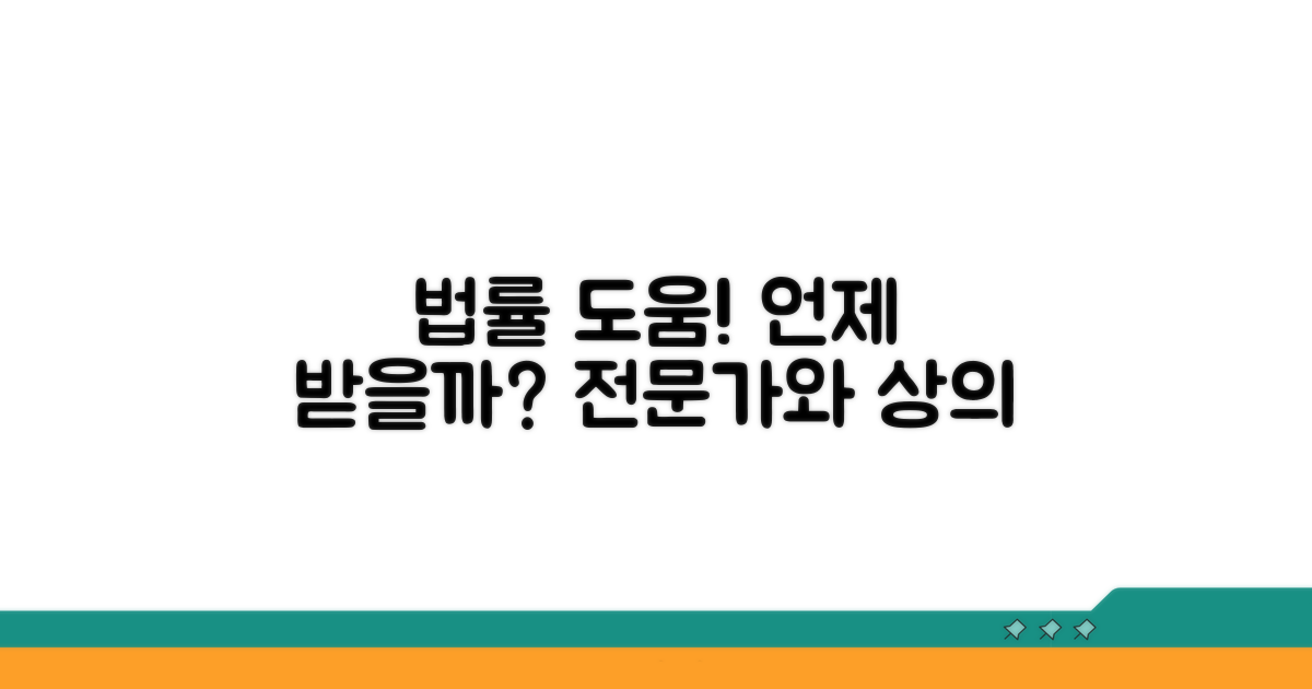 법률 전문가 도움, 언제 필요할까?
