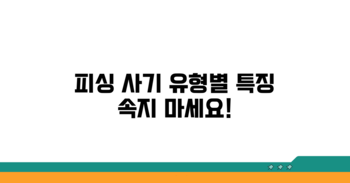 피싱 사기 유형과 특징