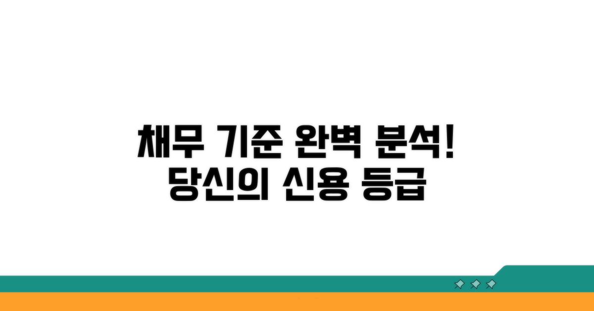 채무 기준, 상세하게 파헤치기