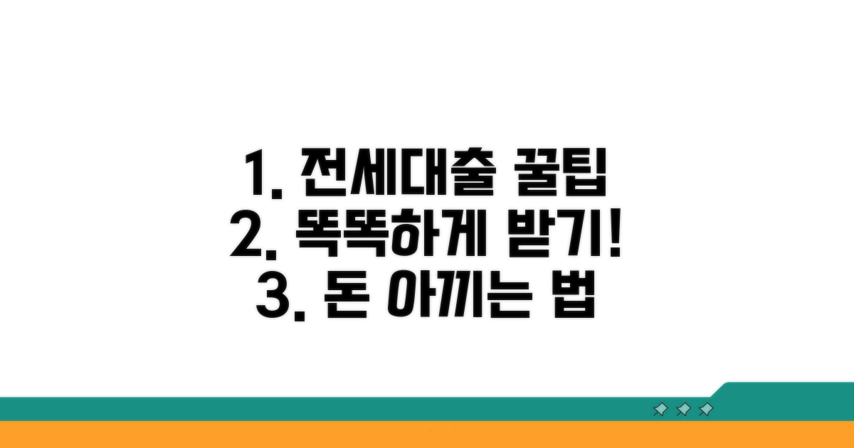 똑똑하게 전세자금대출 받는 꿀팁
