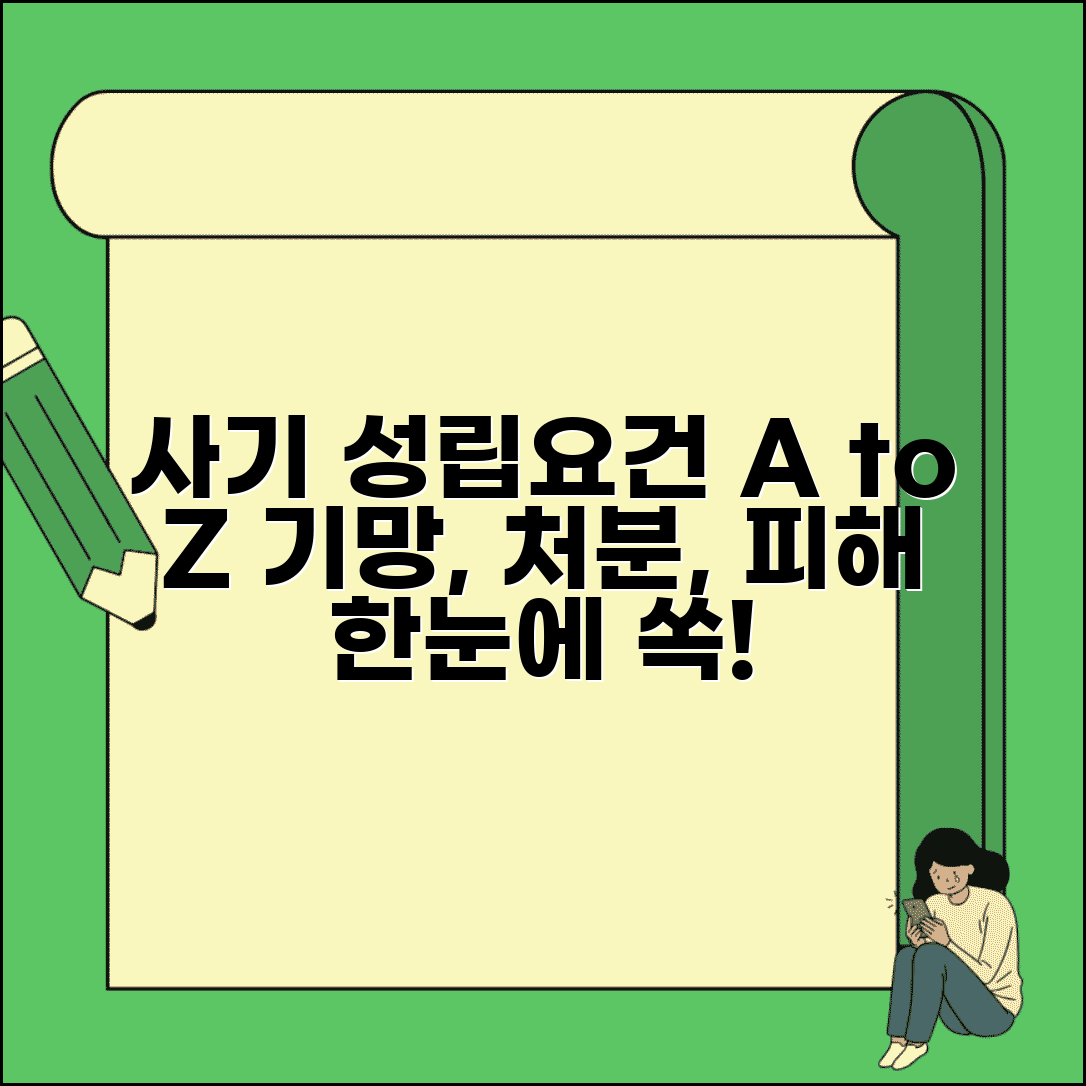사기죄 성립요건 쉽게 이해하기 | 기망행위/처분행위/피해 인과관계