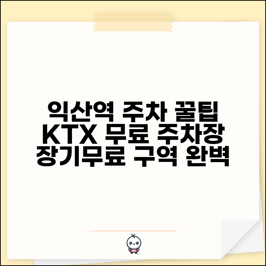 익산역 무료주차장 KTX 역사 | 익산역 장기 주차와 무료 주차 구역 이용 안내