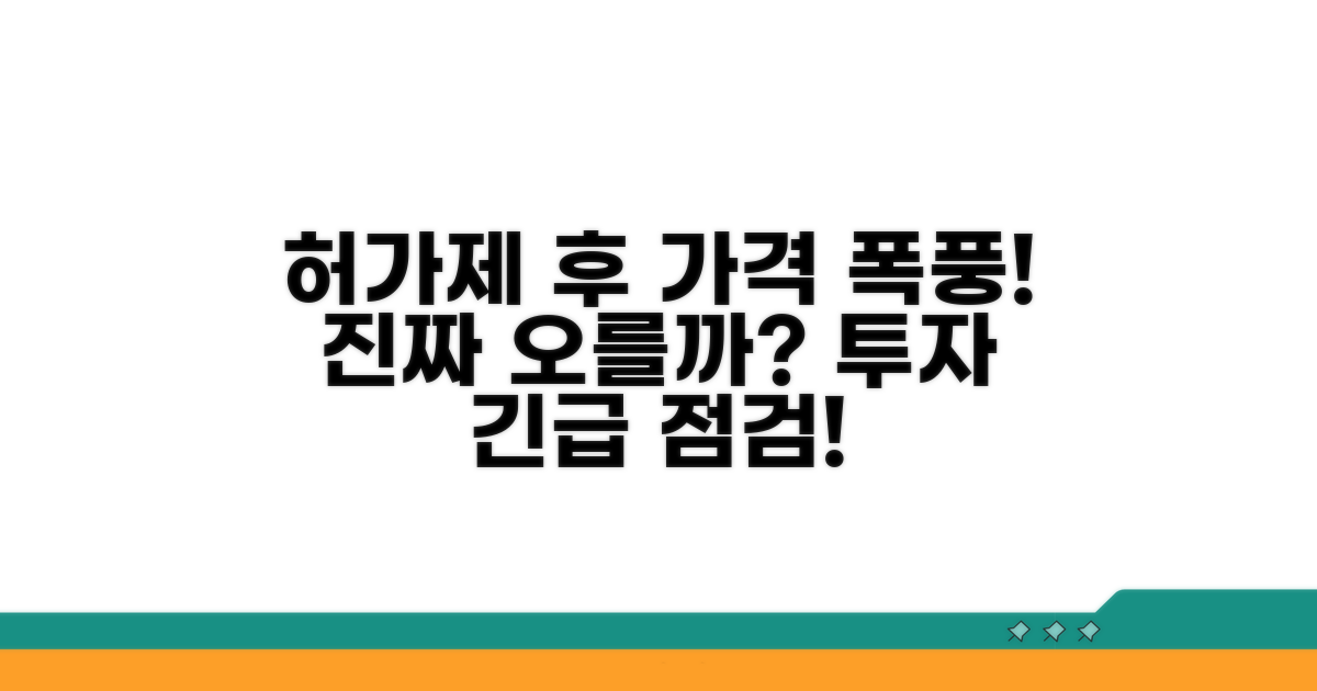 허가제 시행 후 가격 변동 예측
