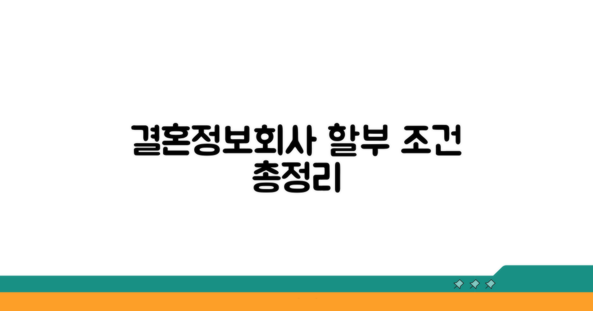 결혼정보회사 결제, 할부 조건 총정리