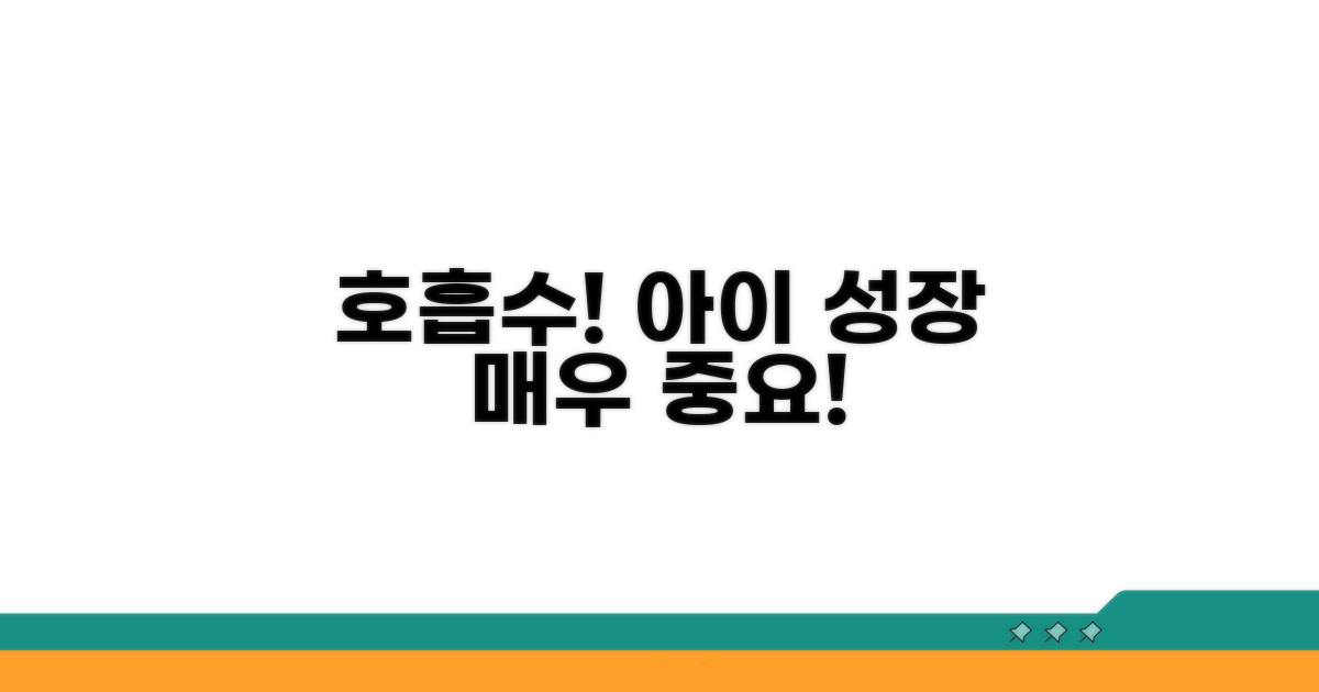 우리 아이 호흡수, 얼마나 중요할까?
