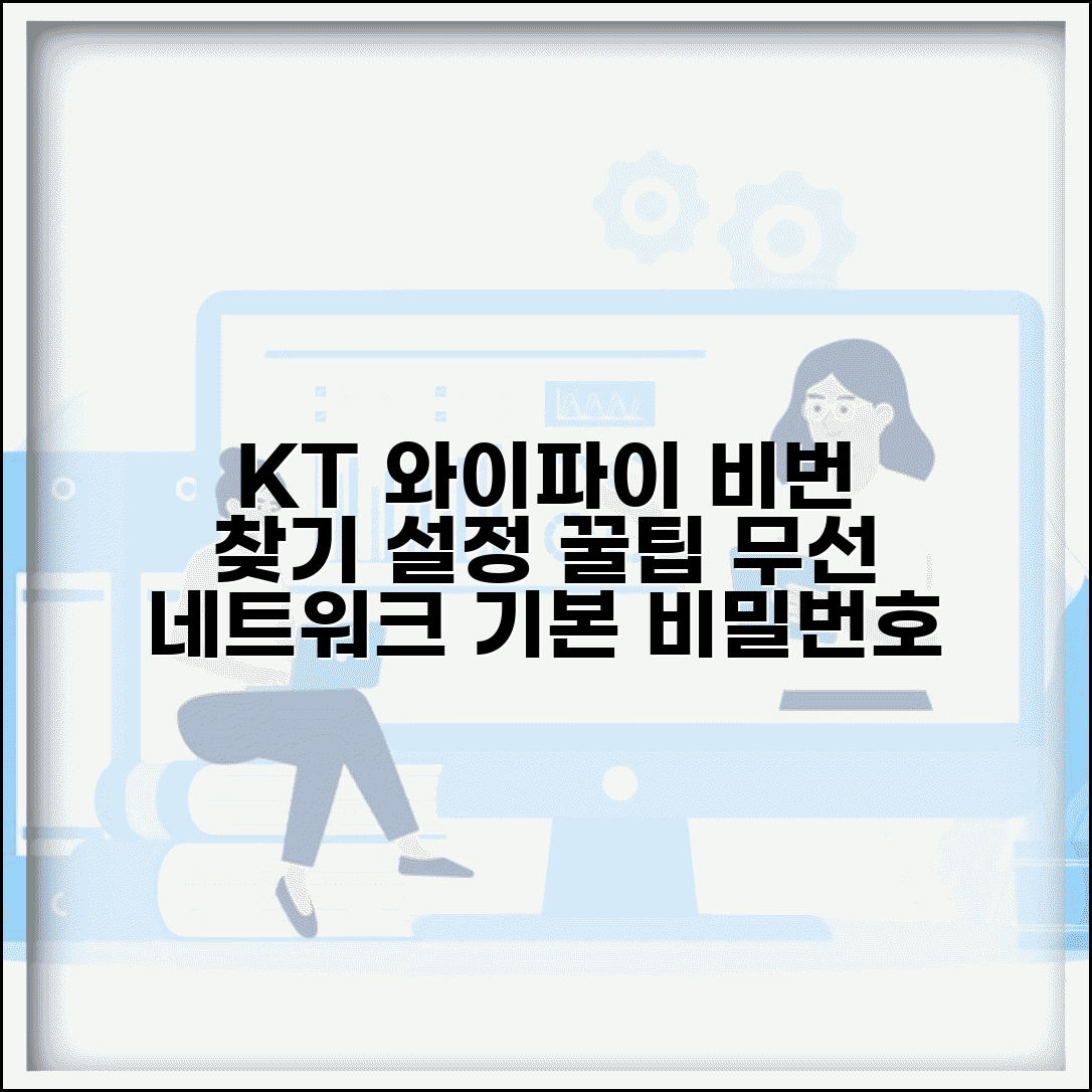 KT 와이파이 비밀번호 찾기 올레 | 무선 네트워크 기본 비밀번호 확인 방법 및 설정 꿀팁