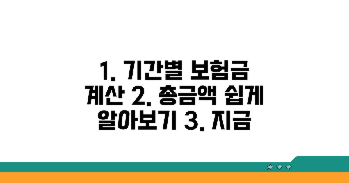 가입기간별 지급액 계산 방법