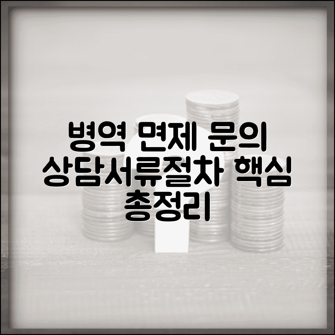 병역면제 신청 문의 번호 | 병역면제 상담 절차 및 필요 서류 총정리