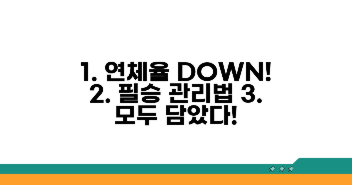 연체율 관리 대처법 총정리