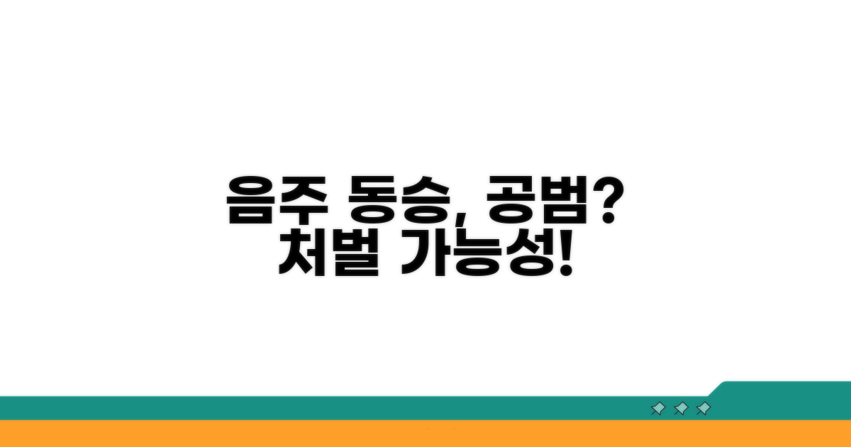 음주운전 동승자, 공범 될까?