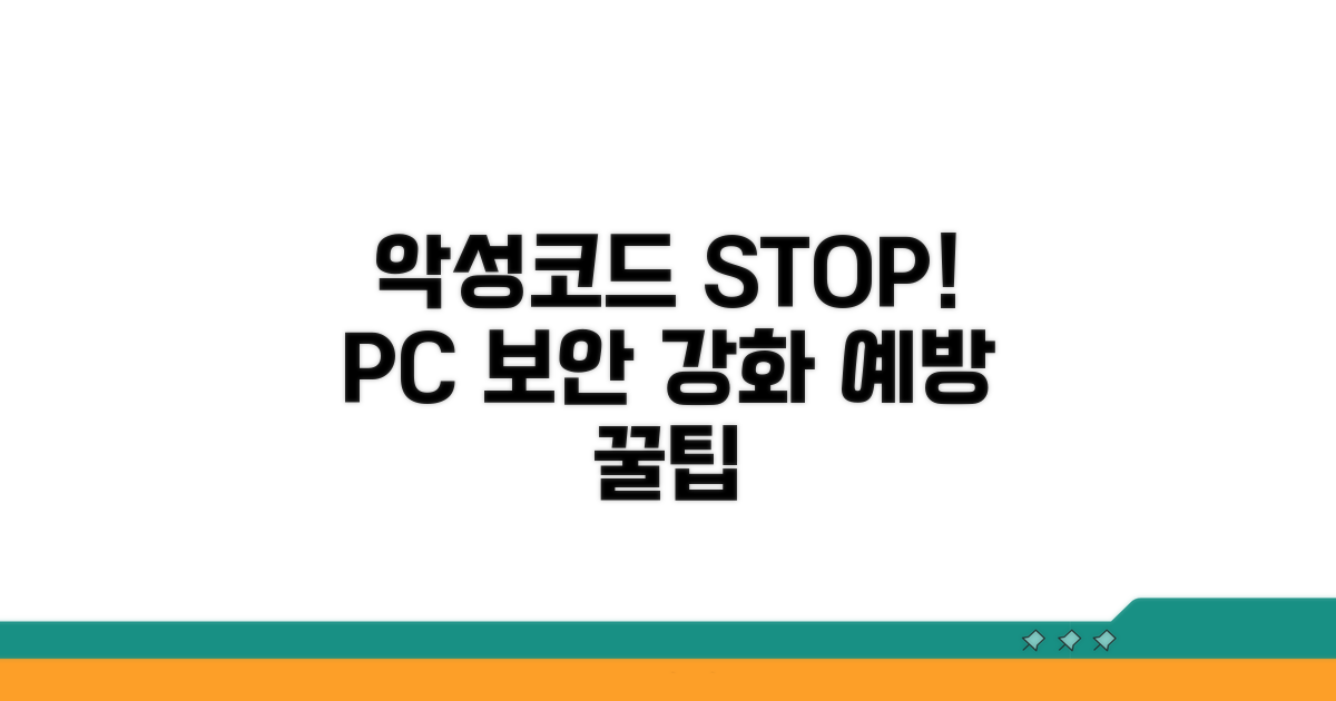 악성코드 감염 예방 팁